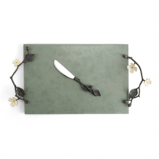 Michael Aram Dogwood Cheese Board w/ Knife Michael Aram Dogwood Cheese Board w/ Knife