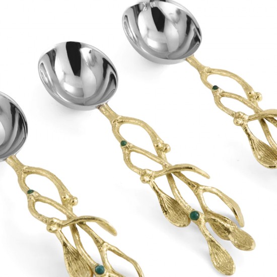 Michael Aram Mistletoe Spoon Set Michael Aram Mistletoe Spoon Set