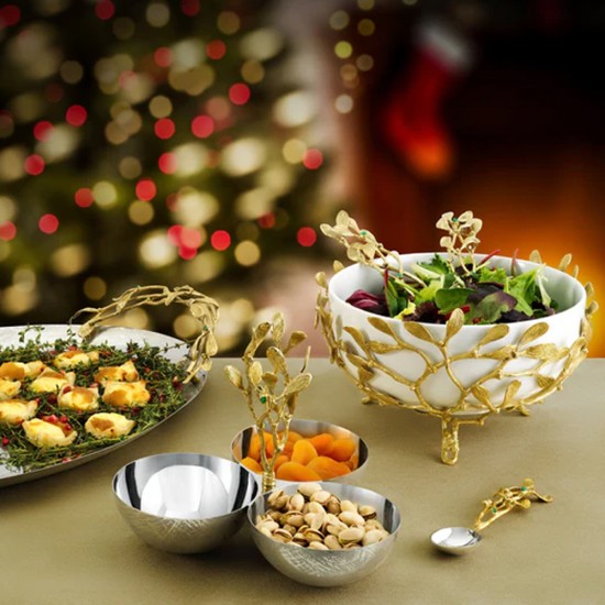 Michael Aram Mistletoe Spoon Set Michael Aram Mistletoe Spoon Set