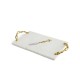 Michael Aram Wisteria Gold Cheese Board w/ Knife