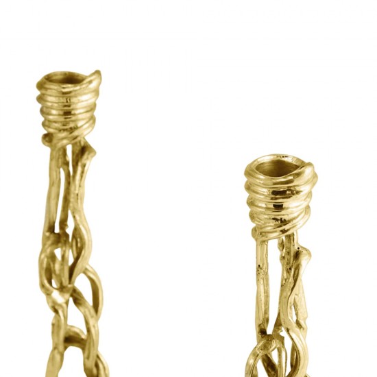 Michael Aram Wisteria Gold Candleholders