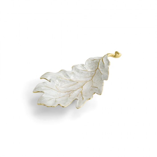 Michael Aram Winter Leaves Red Oak Dish Michael Aram Winter Leaves Red Oak Dish