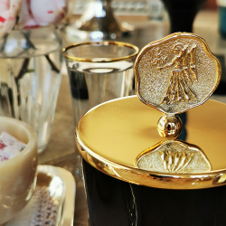 Başak Burcu Kokulu Mum Altın Kaplama