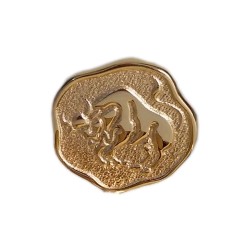 Boğa Burcu Kokulu Mum Altın Kaplama