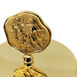 İkizler Burcu Kokulu Mum Altın Kaplama İkizler Burcu Kokulu Mum Altın Kaplama