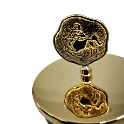 Yay Burcu Kokulu Mum Altın Kaplama