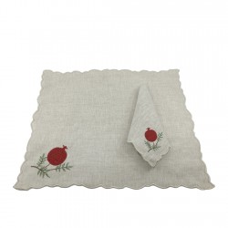 Nar Desenli Amerikan Servis 2'li Nar Desenli Amerikan Servis 2'li