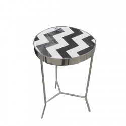 Sehpa Amorph Zebra / Paslanmaz