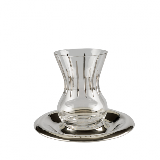 Hoşsohbet Çay Takımı 2'li Gümüş Kaplama Platin Dekor (6 parça) Hoşsohbet Çay Takımı 2'li Gümüş Kaplama Platin Dekor (6 parça)