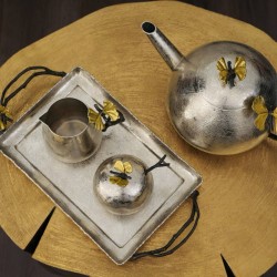 Michael Aram Butterfly Ginkgo Round Teapot Michael Aram Butterfly Ginkgo Round Teapot