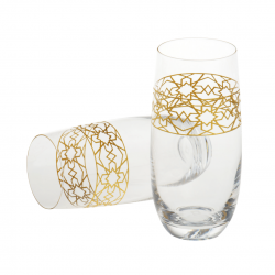 Diamond Cut Glassware Set