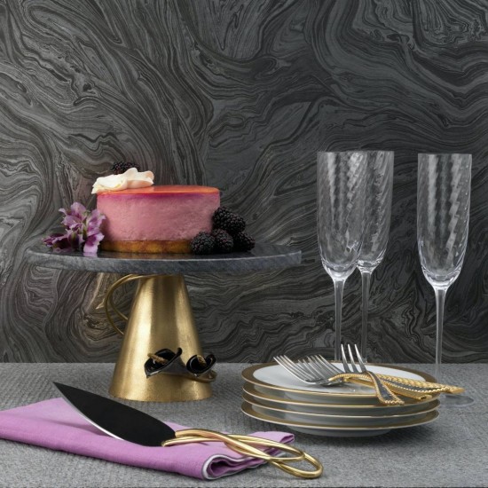 Michael Aram Calla Lily Kek Spatulası Altın ve Gümüş Kaplama Michael Aram Calla Lily Kek Spatulası Altın ve Gümüş Kaplama