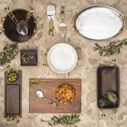 Michael Aram Olive Branch Gold Olive Oil Dipping Board Michael Aram Olive Branch Gold Olive Oil Dipping Board