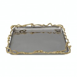 Michael Aram Wisteria Gold Square Plate Michael Aram Wisteria Gold Square Plate
