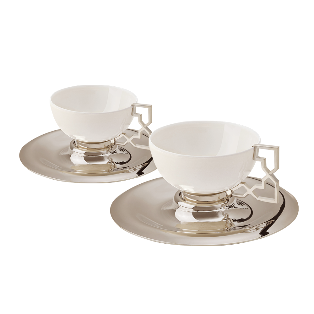 gumus kahve fincan takimi