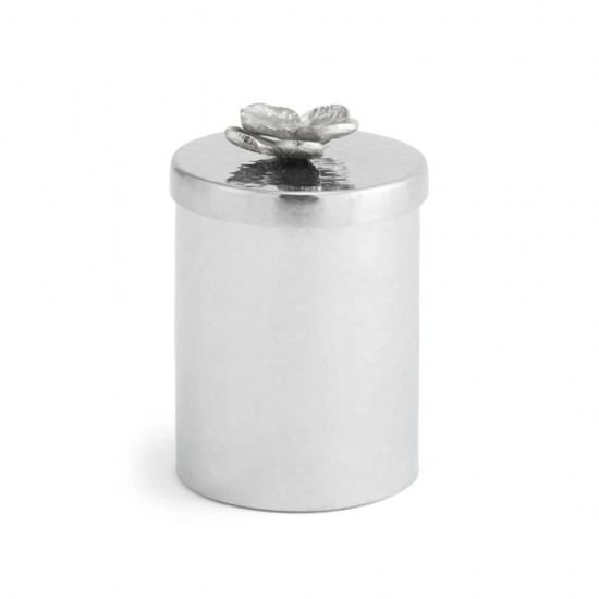 White Orchid Round Container White Orchid Round Container