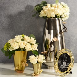 Cherry Blossom Vase - Gold