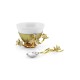 Cherry Blossom Porcelain Small Bowl with Spoon Cherry Blossom Porcelain Small Bowl with Spoon