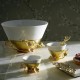 Cherry Blossom Porcelain Small Bowl with Spoon Cherry Blossom Porcelain Small Bowl with Spoon
