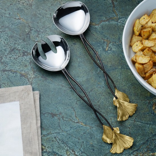 Michael Aram Golden Ginkgo Servis Seti