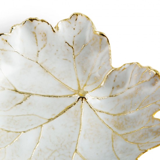 Michael Aram Winter Leaves Geranium Dish Michael Aram Winter Leaves Geranium Dish