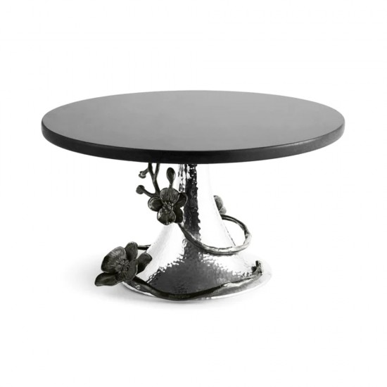 Black Orchid Cake Stand Black Orchid Cake Stand