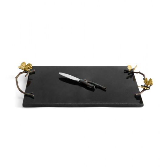 Michael Aram Butterfly Ginkgo Cheese Board w/ Knife Michael Aram Butterfly Ginkgo Cheese Board w/ Knife
