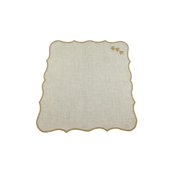 Napkin Gold Leaf Patterned 2 Piece