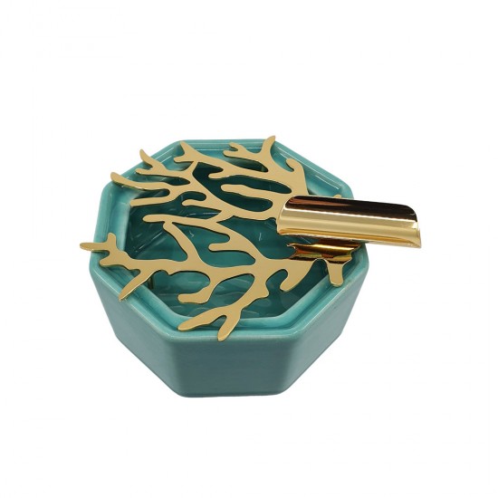 Coral Cigar Ashtray