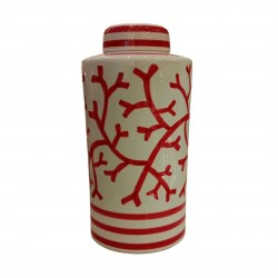 Cylinder Patterned Coral Cube