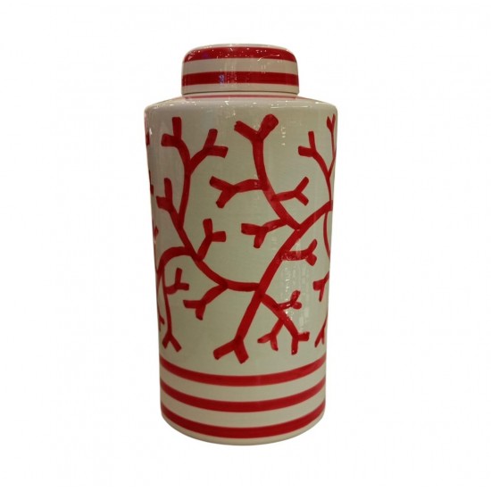 Cylinder Patterned Coral Cube Cylinder Patterned Coral Cube