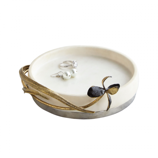 Michael Aram Black Iris Trinket Tray