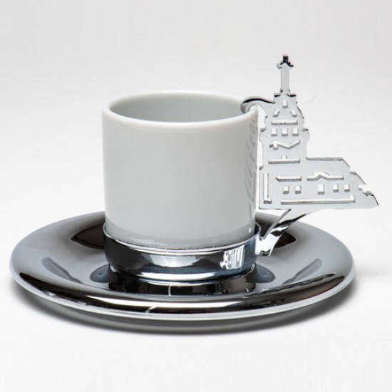 Set Bosphorus Collection Metal Tabaklı Kitaplı 2'li Krom Kaplama Set Bosphorus Collection Metal Tabaklı Kitaplı 2'li Krom Kaplama